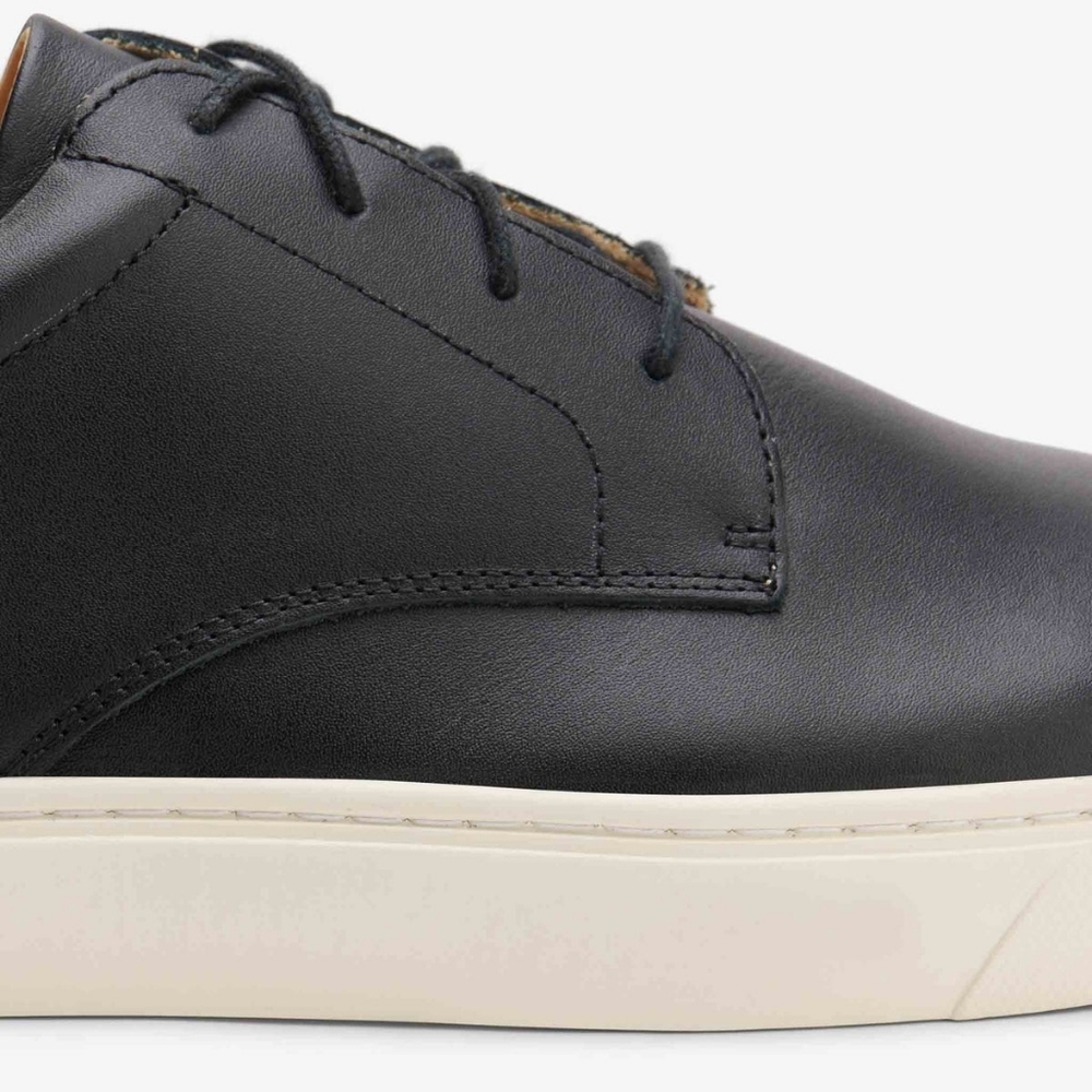 Nisolo Diego Everyday Black Leather Sneaker Men's Sz 13 (NWB) - Picture 4 of 7